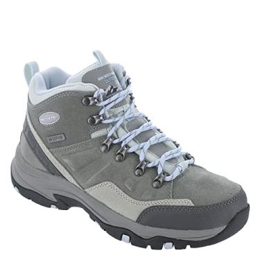 Imagem de Skechers Bota feminina com ajuste relaxado Trego Rocky Mountain, Cinza, 8.5