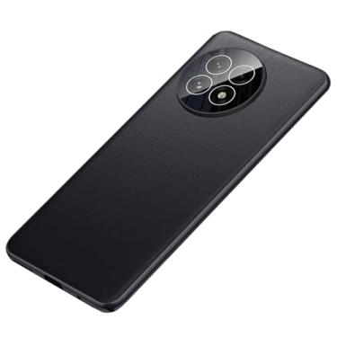 Imagem de HAO RIYLN Capa para Oneplus 13, capa de telefone de couro com proteção de lente com tudo incluído, capa fina à prova de choque, preta, 13