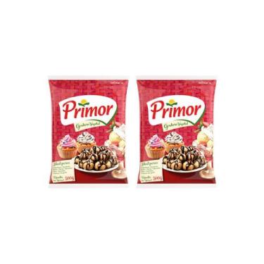 Imagem de Kit 2 Un Gordura Vegetal Primor Fritura Sorvete Massa 500g