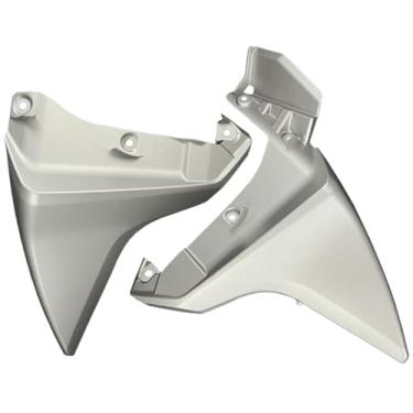 Imagem de Par de Abas Laterais do Tanque para XRE 300 2013-2015 Plástico Pintado Todas as Cores (PRATA FOSCO)