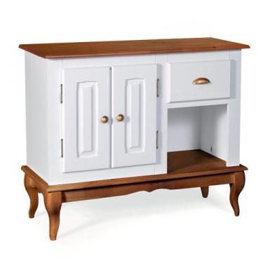 Imagem de Gabinete para Banheiro 2 Portas 1 Gaveta e Nicho Dália 3058 Linz Móvei