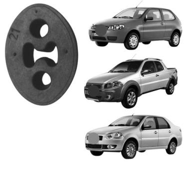 Imagem de Coxim Traseiro Do Escapamento Palio/siena / Strada (ovinho) - universa