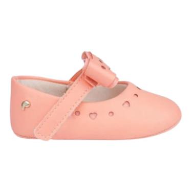 Imagem de Sapato de Bebê Pampili Nina Corações Flower (Flower, BR, Bebê, Numérico, PP, 17)