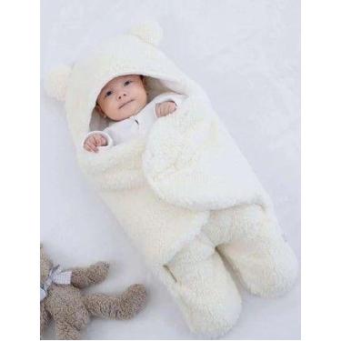 Imagem de Saco de Dormir Cobertor Para Bebe Enroladinho Super Confortável E Prát