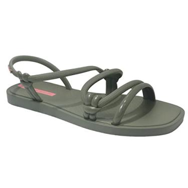 Imagem de Sandália, Rasteira, Solar, Ipanema, Feminino, Verde, 39/40