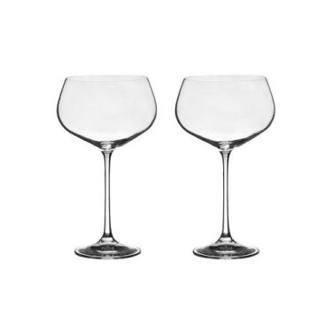Imagem de Taça de Cristal Bohemia Para Vinho 400 ml Megan 2 Peças - Bohemia Crys