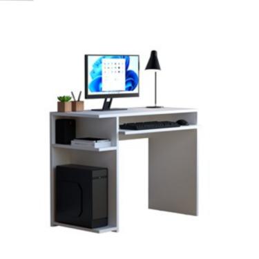 Imagem de Mesa Gamer Com Prateleira Elevada Suporte Para Teclado - Jm3