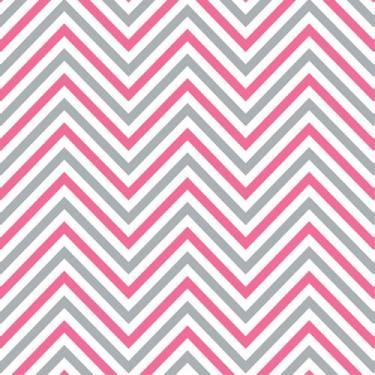 Imagem de Papel de Parede Autocolante Chevron Rosa e Cinza 2,70m - Inove Papéis 