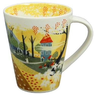 Imagem de Caneca Moomin Luonto Yamaka Shoten MM3204-35, grande, feita no Japão, amarelo, 500 ml (500 ml)
