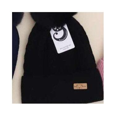 Imagem de Gorro/ Touca Infantil Com 1 Pompom Lisa Forrada Por Dentro Para o Inve