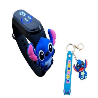 Imagem de Chaveiro Relógio Stitch Infantil Touch Resistente à Água-p - SMACTUDO