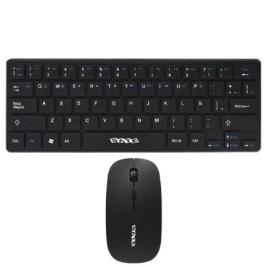 Imagem de Teclado E Mouse Sate Ak-732g Mini Wireless Esp