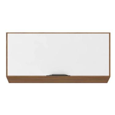 Imagem de Armário Aéreo Geladeira Firenze 1 Porta 70cm - Demóbile Cor Amendola/branco