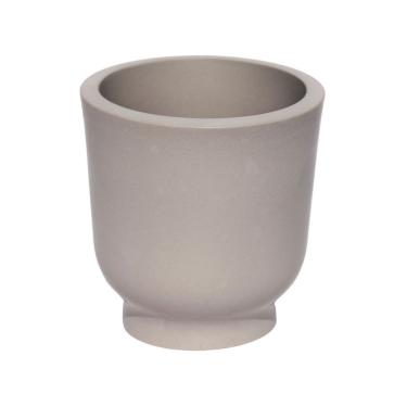 Imagem de Vaso Decorativo Garrafa Invertida Lisa 8cm Cimento Artesanal Cinza