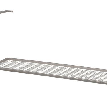 Imagem de Prateleira Angra 60cm Estilo Industrial Metal Cozinha Quarto Sala Decorativa Champanhe