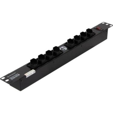 Imagem de Régua De Tomadas Hayonik Rt810cb 8 Tomadas 10a 19"