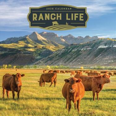 Imagem de TF Publishing Calendário de parede Ranch Life 2026 - grades grandes para compromissos e agendamento - Calendário de parede mensal vertical 2026 com papel brilhante premium para organização de casa e