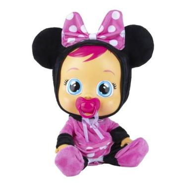 Imagem de Cry Baby Boneca Bebê que Chora Som e Lágrimas da Minnie Multikids - Mu