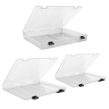 Imagem de Kit Pastas PP Rígido 1 Ofício e 2 A4 Transparente Inject