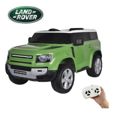 Imagem de Mini Carro Infantil Elétrico 12v Land Rover Defender Verde - Importway