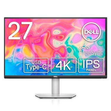Imagem de Dell Monitor S2722QC 68.6 cm 4K UHD 3840 x 2160 60Hz 8MS Tempo de resposta cinza para cinza (modo normal) Alto-falantes integrados duplos 3W integrados 1,07 bilhão de cores platina prata (modelo mais