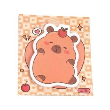 Imagem de Notas Adesivas Fofas - Autocolantes de Capivara Auto-adesivos | Notas Adesivas Engraçadas Versáteis 30 Folhas para Escola Mochila Trabalho Páscoa Adultos Crianças Meninas Parede Escritório