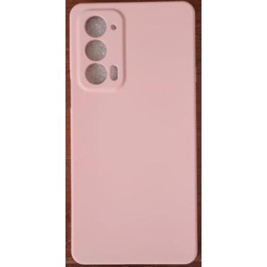 Imagem de Capa Capinha Moto EDGE 20 Motorola Silicone Aveludado - CC, Rosa Claro