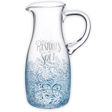 Imagem de Pitcher Glass He Restores My Soul