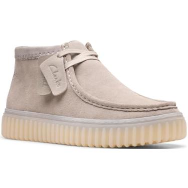 Imagem de Clarks Bota masculina Torhill Hi Oxford, Camurça cinza claro, 45