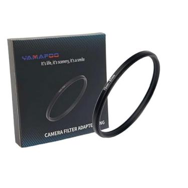 Imagem de Adaptador de anel de metal para cima/para baixo compatível com câmeras mirrorless DSLR Lens, conversor de rosca de filtro UV CPL ND, preto (72-67)