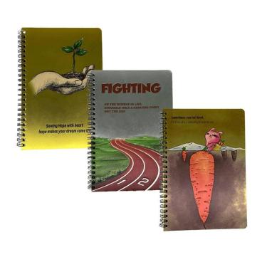 Imagem de Kit 3 Caderneta Bloco Anotações Cadernetinha 56 Folhas