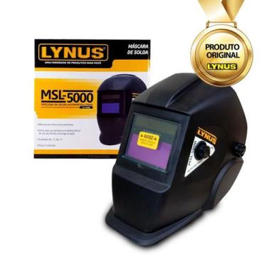Imagem de Máscara Automática De Solda Msl5000 Din9 A 13 Preta Lynus