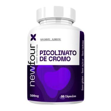 Imagem de Picolinato De Cromo 60 Cápsulas - New Four