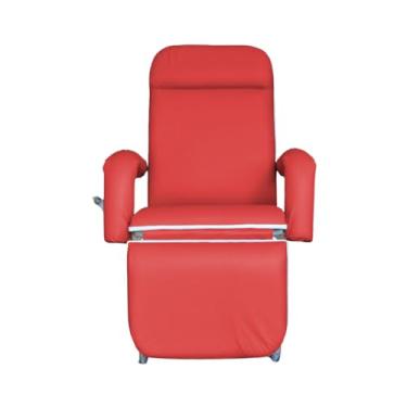 Imagem de Poltrona Hospitalar Luxo Reclinável Descanso Vermelha