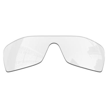 Imagem de Acefrog Lentes de reposição polarizadas de 1,5 mm para óculos de sol Oakley Batwolf OO9101, material atualizado, resistente a impactos - HD transparente não polarizado - 1,5 mm