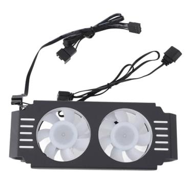 Imagem de GOWENIC Memória RAM Cooler ARGB Ventiladores, 5V 3 Pin ARGB Memória RAM Cooler DDR Dissipador, ARGB RAM Radiador Computador Memória Módulo Dissipador de Calor PWM Temperatura Controle (BLACK)