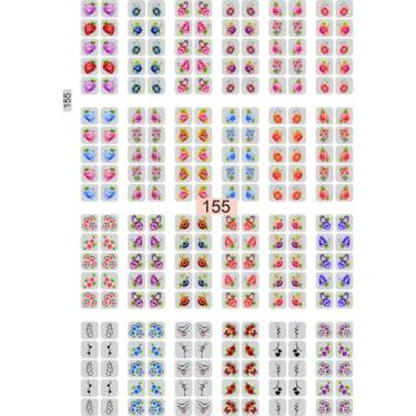 Imagem de 240 Adesivos para Unha  Película 3d - Paty Beauty