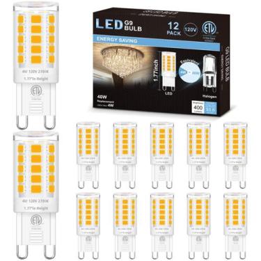 Imagem de Lâmpada LED Hansang G9 4W 400LM 2700K Warm White, pacote com 12