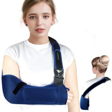 Imagem de Arm Sling KONSEDIK KD005 Suporte de ombro, manguito rotador, azul M