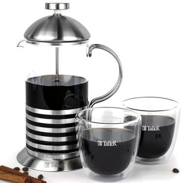 Imagem de Cafeteira Prensa Francesa 800ml Vidro e Aço Inox Preparo de Café Chá