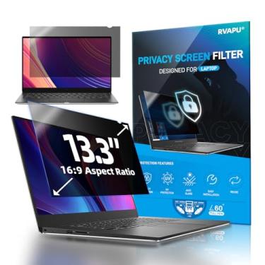 Imagem de RVAPU Proteção de tela para laptop 13,3 polegadas Monitor de computador para notebooks de 13,3 polegadas com proporção 16:9 Protetor removível antirreflexo Filtro de luz azul para Lenovo HP Dell Acer Asus Thinkpad Envy Xps