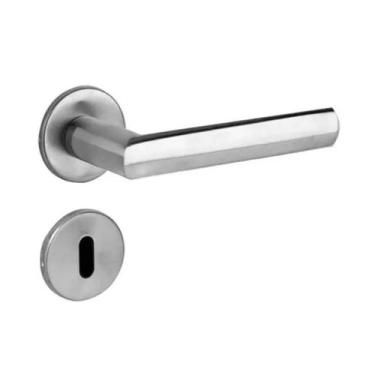 Imagem de Fechadura 880 La Fonte Interno ST1 40 Roseta 323 Inox Polido