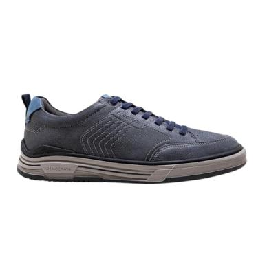 Imagem de Tênis de Couro Democrata Masculino Dylan Navy 640101-002 42