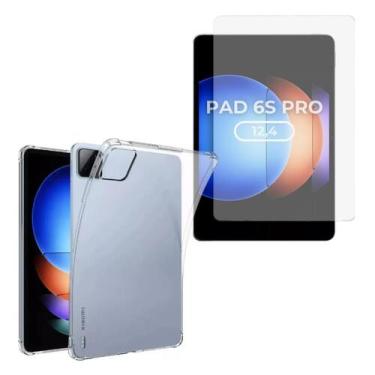 Imagem de Capa Transparente Para Xiaomi Pad 6S Pro + Película Hidrogel - Db