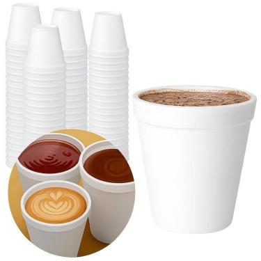 Imagem de Kit Copo Termico Isopor Café E Bebidas Quentes 300Ml 150 Un