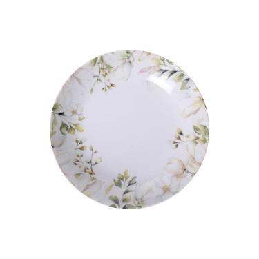 Imagem de Prato Fundo Tramontina Magnolia Em Porcelana Decorada 22 Cm