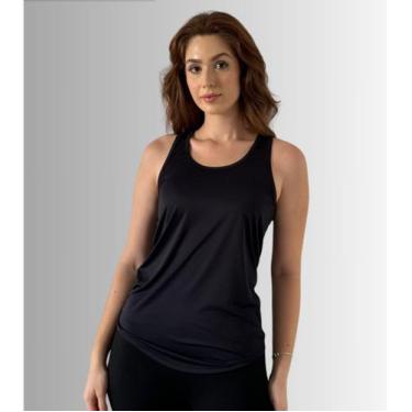 Imagem de Regata Feminina Dry Fit Básica Treino Academia Fitness Comuv - caminha