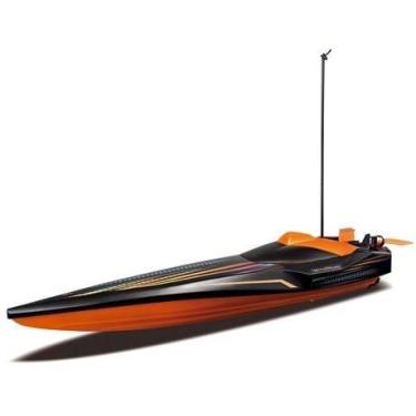Imagem de Lancha De Controle Remoto Hydro Blaster Tech R/C Preto E Laranja Maist