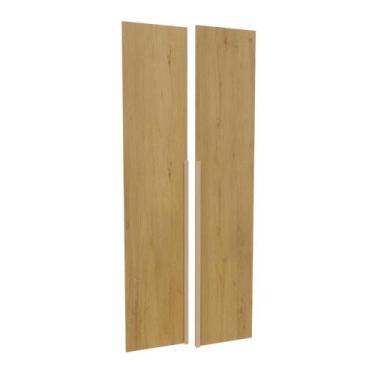 Imagem de Kit 2 Portas para Guarda-roupa Modular 80cm Jade Cabecasa Madeiramadei