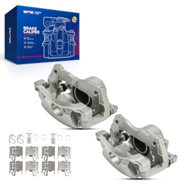 Imagem de KAX Pinça de freio 19P3434+19P3435 compatível com Toyota Corolla 2009 2010 2011 2012 2013 2014 2015 2016 2017 2018 2019, pinça de freio a disco dianteiro